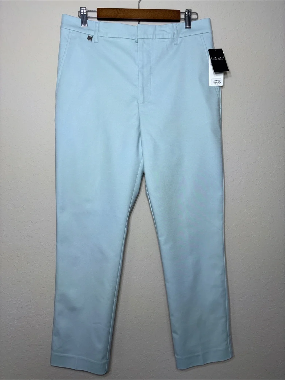 Lauren Ralph Lauren Mint Green Dress Pants Women's NWT Size 12 Flat Front